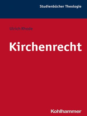 cover image of Kirchenrecht